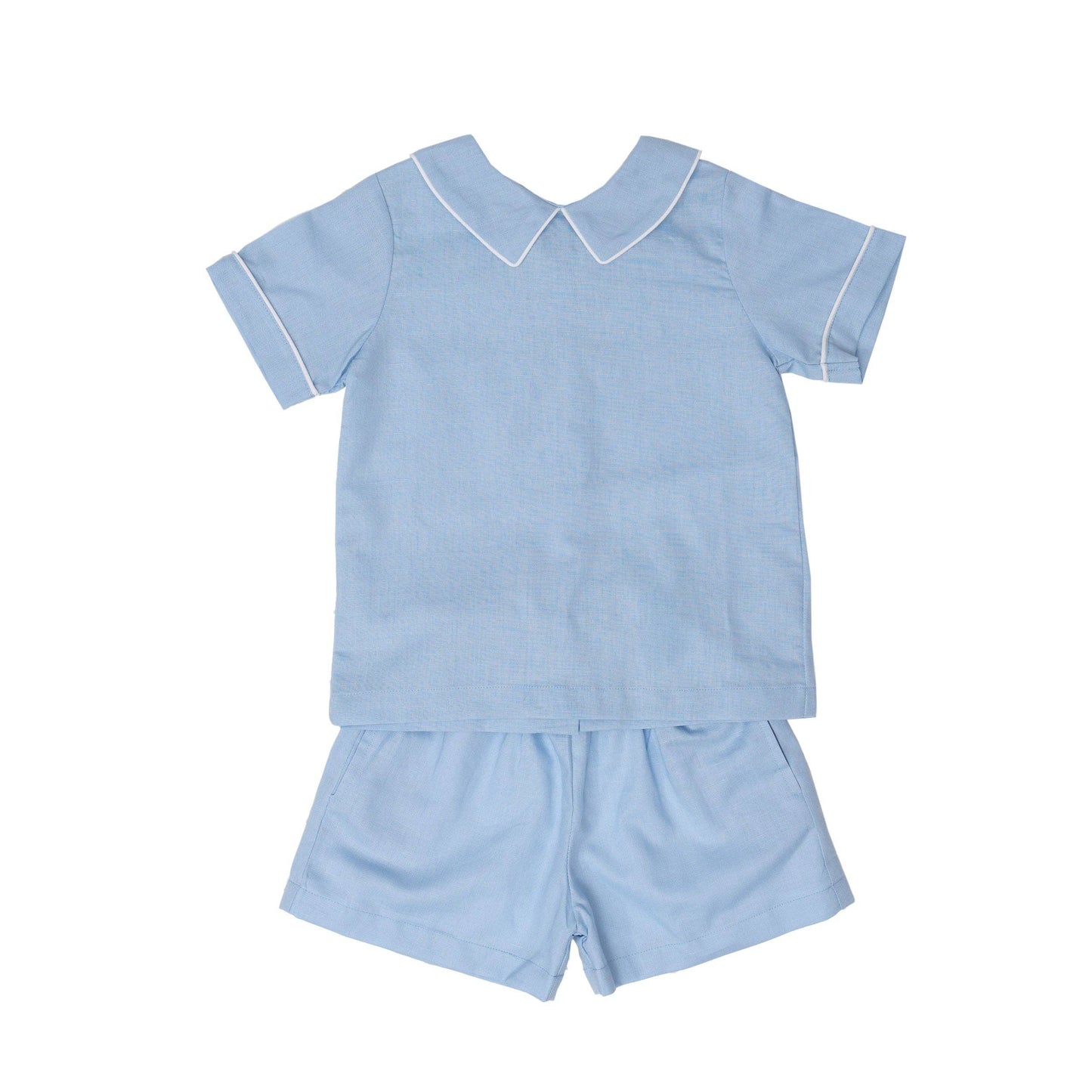 John Blue Linen Short Set