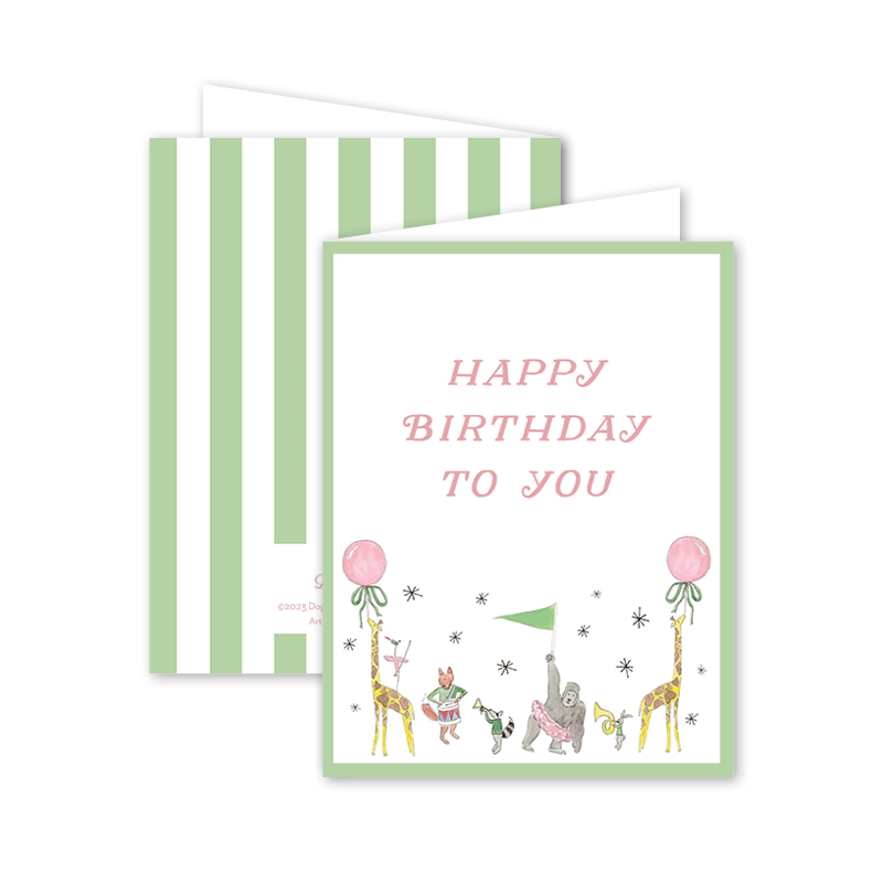 Animal Parade "Happy Birthday!" Stationary