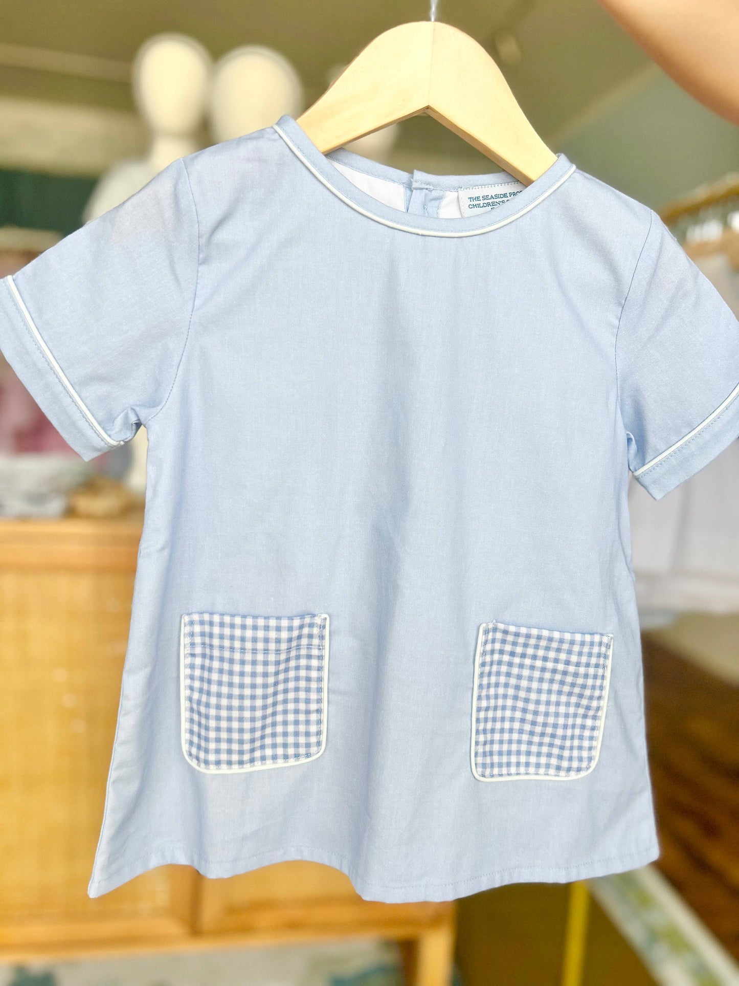 Carolina Boys Flat Front Pocket Top