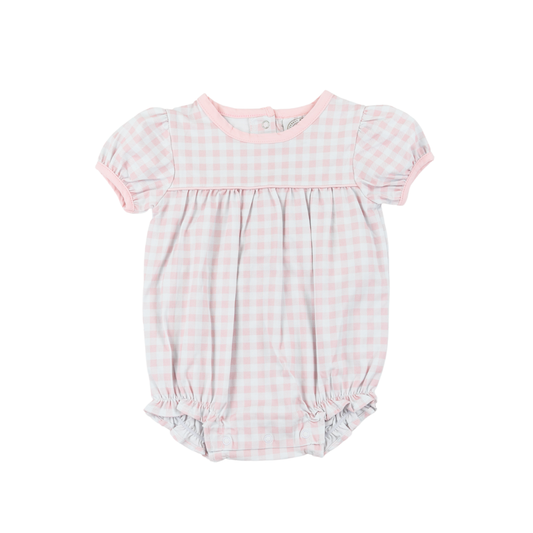 Classic Gingham Pink Girls Bubble