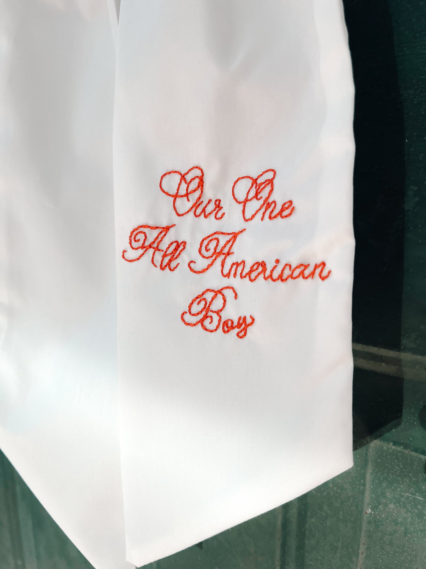 Custom Birthday Wreath Sash