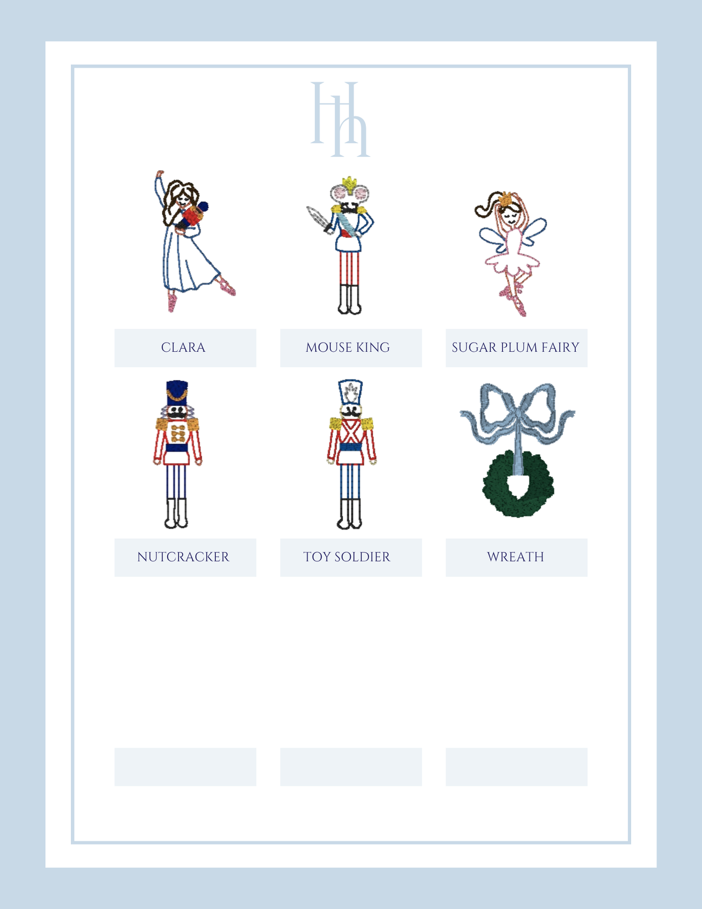 HHK Custom Heirloom Christmas Ornament