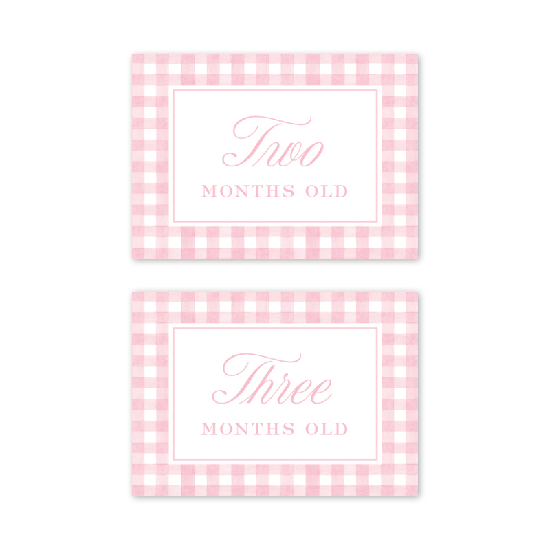 Baby Milestone Cards