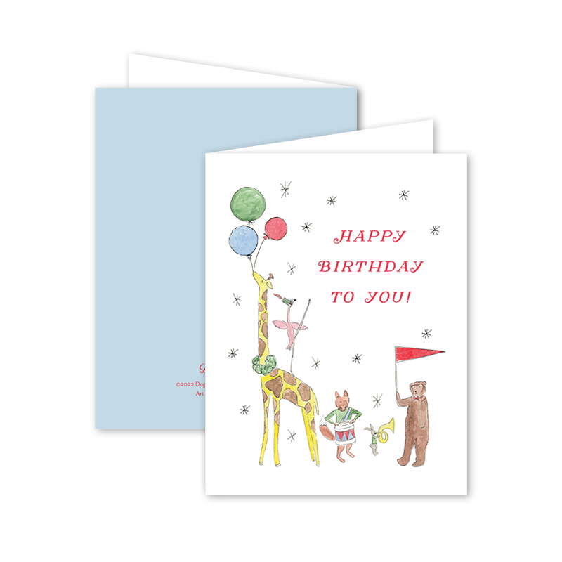 Animal Parade "Happy Birthday!" Stationary