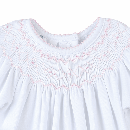 Lizzie's Classics Bishop Short Sleeve Bubble - Pink