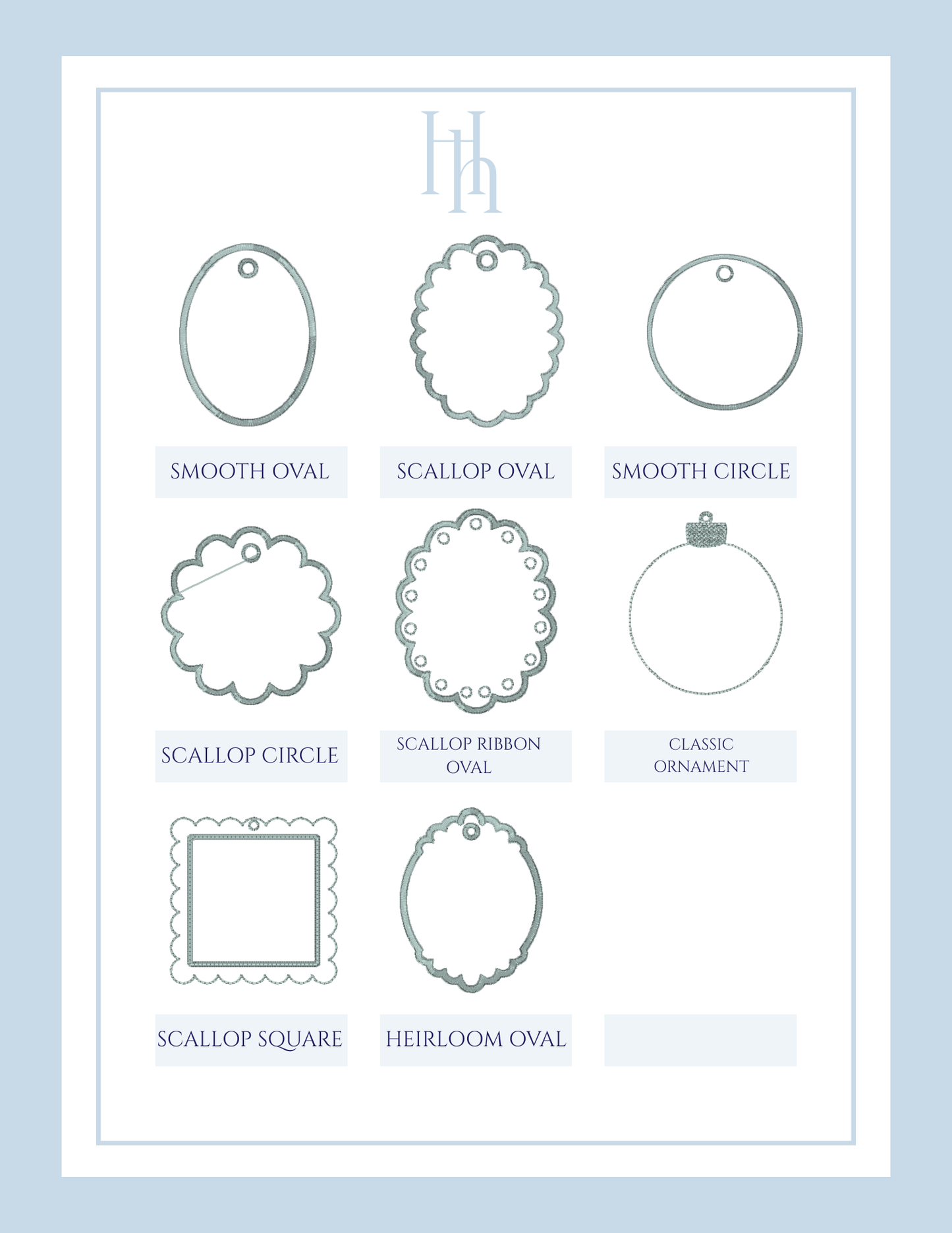 HHK Custom Heirloom Christmas Ornament