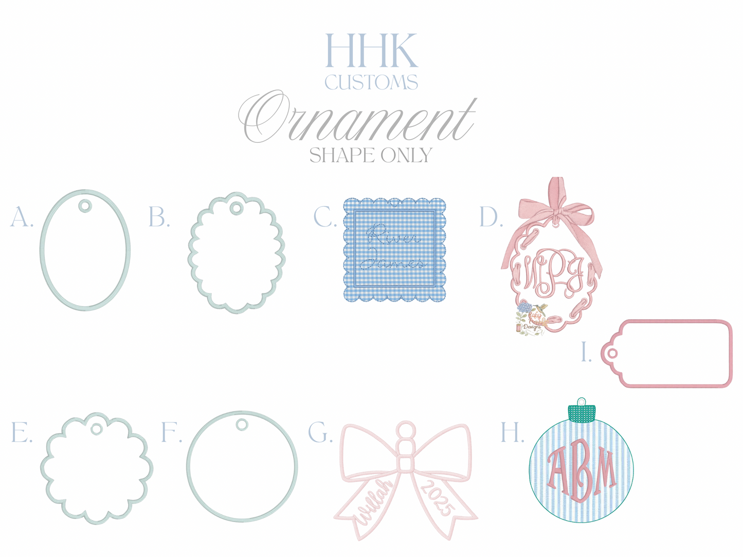 HHK Custom Heirloom Christmas Ornament
