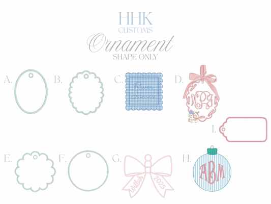 HHK Custom Heirloom Christmas Ornament