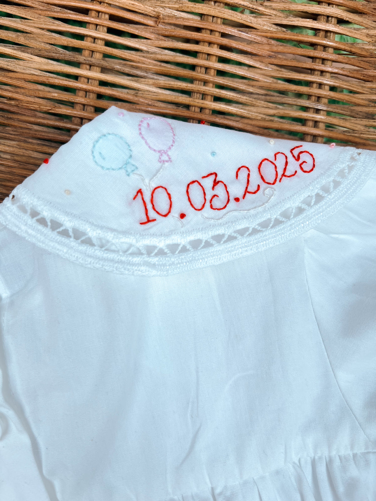 Custom Birthday Embroidery