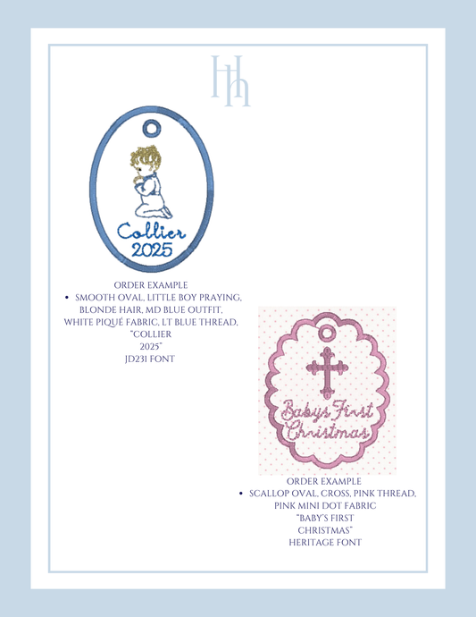 HHK Custom Heirloom Christmas Ornament