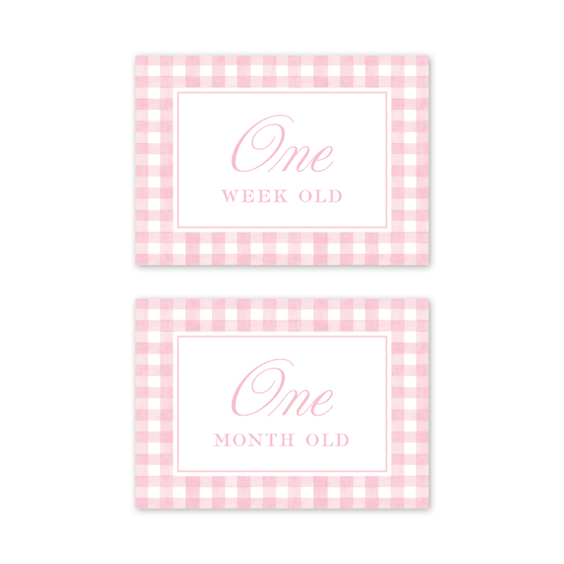 Baby Milestone Cards