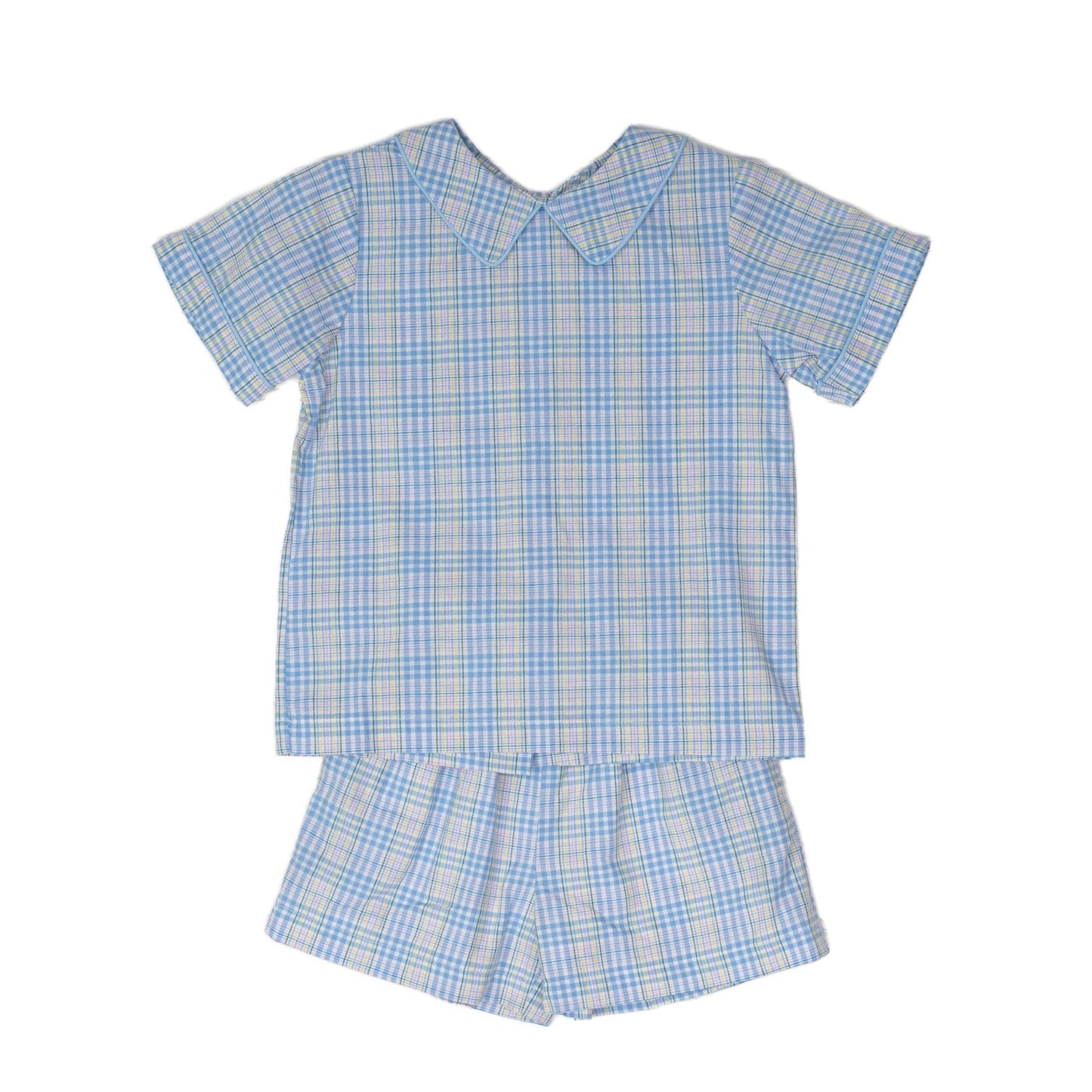 John Spring Plaid Short Set