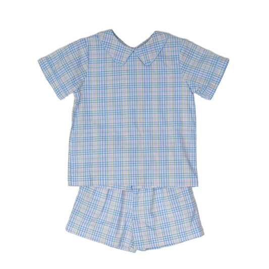 John Spring Plaid Short Set